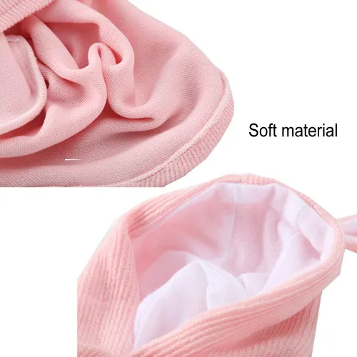 Vista 3 de ANIAC Sudadera con capucha para perro, con orejas de conejo, ropa de primavera para cachorros para perros pequeños, hembras, niños, suéter suave