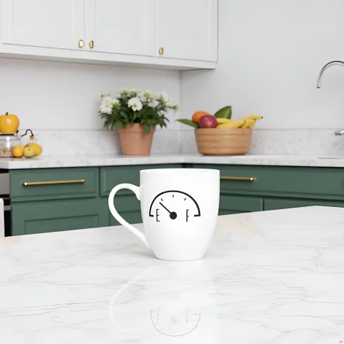 Vista 4 de Pearhead #DadLife - Taza para el día del padre, regalo para nuevos padres, regalo de niños, apto para lavavajillas y microondas, grande