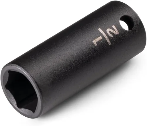 Vista 48 de TEKTON Zócalo de impacto de 6 puntos de 1 pulgada de profundidad de 3/8 pulgadas x 1 pulgada SID13025