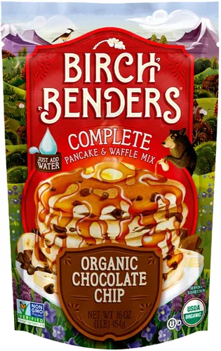 Vista 11 de Birch Benders Mezcla para panqueques y waffles con suero de leche, bolsa de 16 onzas