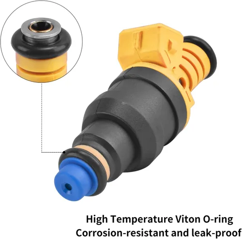Vista 3 de 0280150943 Juego de 8 inyectores de combustible compatibles con Ford Bronco Crown Victoria E150 E250 E350 Mustang Expedition compatible con Lincoln