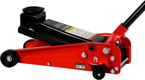 Vista 16 de LKTART Gato hidráulico de piso de 2 toneladas de bajo perfil para automóvil con rango de elevación de pistón único 3.3"-15.2