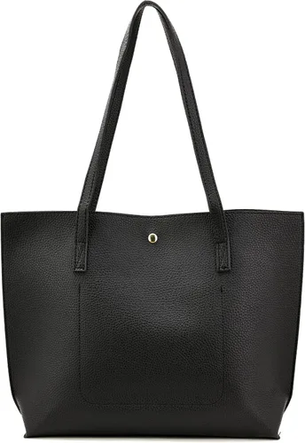 Vista 2 de Nodykka - Bolso con asas para hombro para mujer, de cuero sintético, con borla