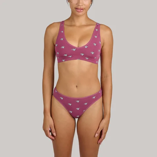 Vista 4 de MeUndies Bikini de algodón elástico para mujer - Bragas cómodas - Paquete de 3 - Tela exclusiva de Tienda