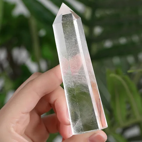 Vista 9 de ZHIYUXI Piedras preciosas de cristal de amatista de 3.7 a 4 pulgadas, cristales curativos y torre de cristal morada, varita de cristal puntiaguda