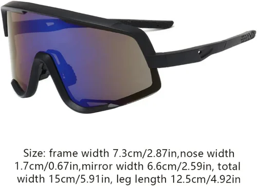 Vista 3 de Gafas de equitación polarizadas para ciclismo y deportes al aire libre, color amarillo