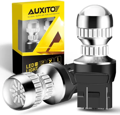 Vista 8 de AUXITO - Foco LED 194, amarillo ámbar, 168, 175, 2825, W5W, T10, kit de luces LED de repuesto sin error Canbus para interior de auto, cúpula