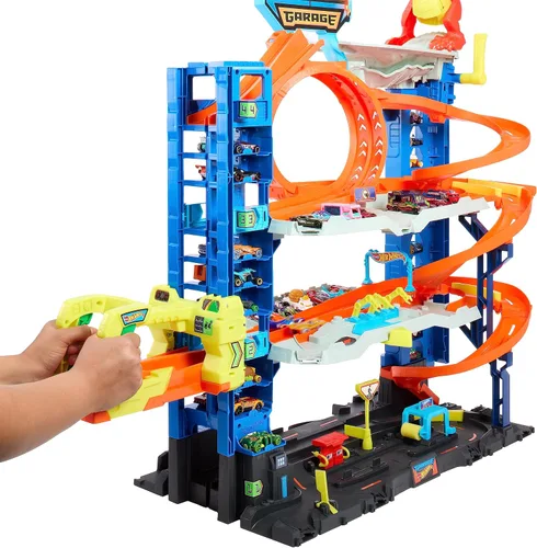 Vista 4 de Hot Wheels Paquete de 20 (los estilos pueden variar) + Hot Wheels Ultimate Garage