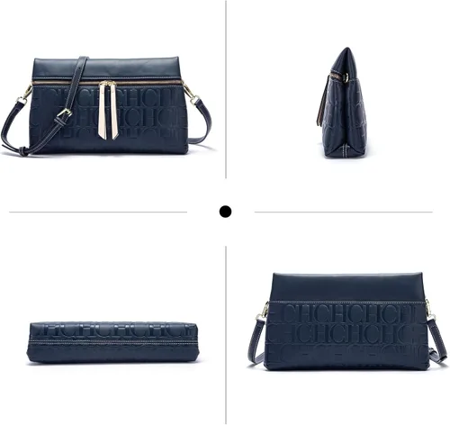 Vista 3 de MWTS CHCH Bolso bandolera con estampado de letras para mujer