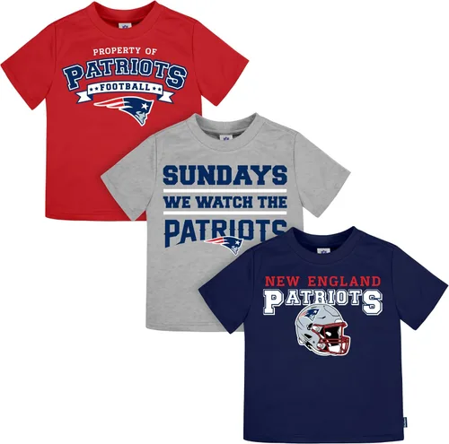 Vista 35 de Gerber NFL - Paquete de 3 camisetas de manga corta para bebé