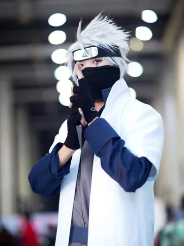 Vista 7 de Ninja Leaf Village Ninja Shinobi Cosplay Headband with 3PCS White Ninja Weapons Props Small Kunai Plastic for Anime Cosplay