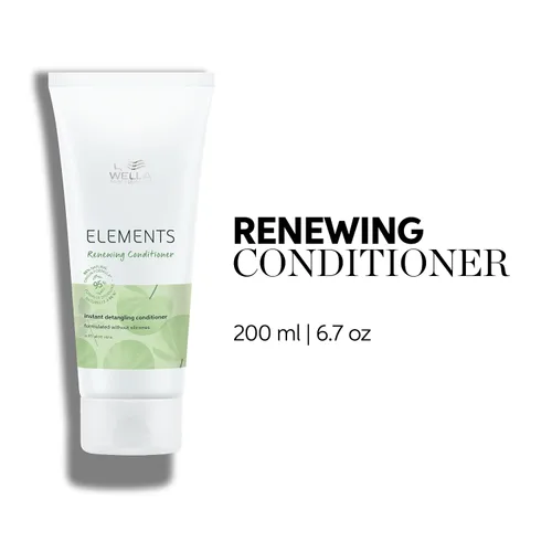 Vista 2 de Wella Professionals Elements Gentle Renewing Conditioner Gentle, Silicone-Free Instant Detangling Conditioner For All Hair Types