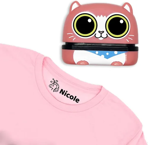 Vista 7 de Sello con nombre para ropa para niños, sellos para niños, etiquetas de ropa para niños, el sello de nombre personalizado, sellos de nombre para ropa