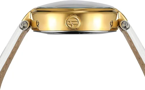 Vista 8 de Reloj de pulsera para mujer, analógico, números romanos esqueleto cristal automático automático automático reloj de cuero mecánico