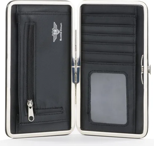 Vista 3 de Buckle-Down - Cartera de bisagra para mujer, diseño de Harry Potter