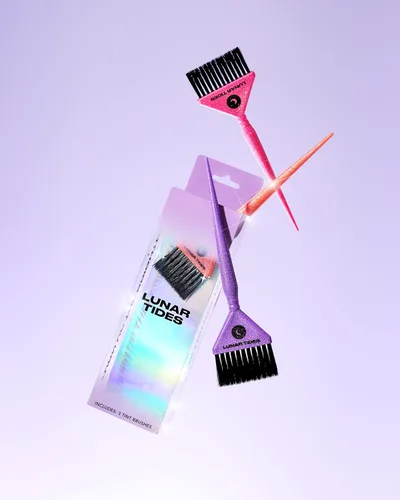 Vista 4 de Lunar Tides Juego de cepillos para el cabello - Paquete de 3 cepillos Aura Tint (Aqua)