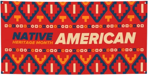 Vista 9 de Telones de fondo del mes de la herencia de los nativos americanos para fiestas de vacaciones, fondo de fotografía para interiores y exteriores