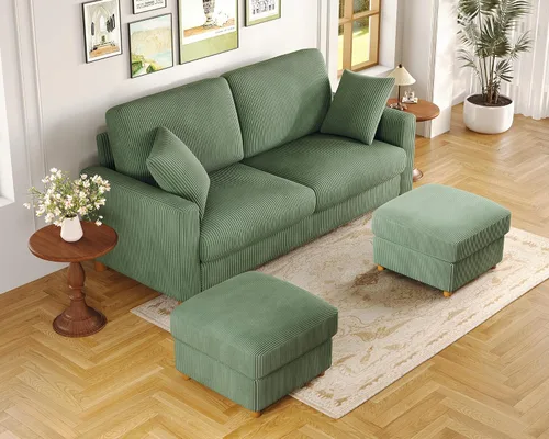 Vista 27 de Kidirect Silla de acento extragrande de 35.5 pulgadas, sillas de sala de montaje fácil, silla de lectura de pana para dormitorio, sillas de acento