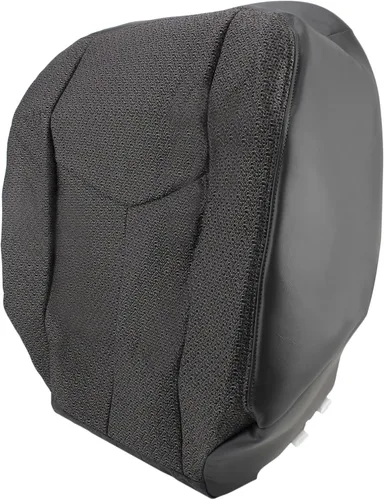 Vista 6 de AUTOKAY Cubierta de asiento trasero inclinado inferior y superior del lado del conductor y del pasajero, color gris para Chevy Silverado 1500 2500