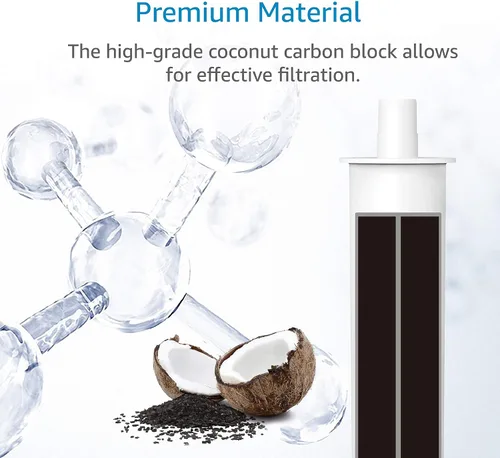 Vista 3 de AQUA CREST Filtro de agua para botella BB02, repuesto para filtro de botella suave Brita®, 2