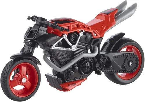 Vista 3 de Hot Wheels Street Power Motorcycles - Edición limitada coleccionable ~ X-Blade ~ Rojo