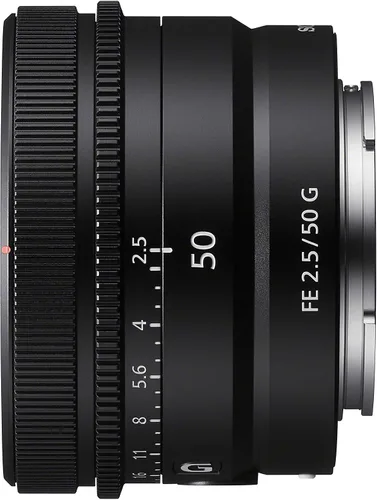 Vista 4 de Sony FE 1.969 in F2.5 G Lente G ultracompacta de marco completo