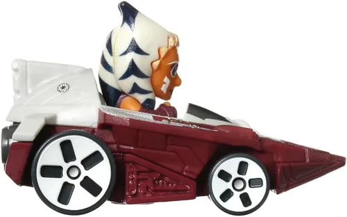 Vista 3 de Hot Wheels RacerVerse Vehículo de Juguete Ahsoka