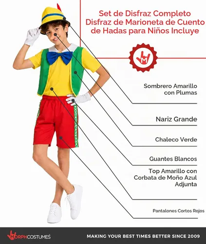 Vista 2 de Fun Shack - Disfraz de personajes de las historias de libros, para niños, varios estilos a elegir