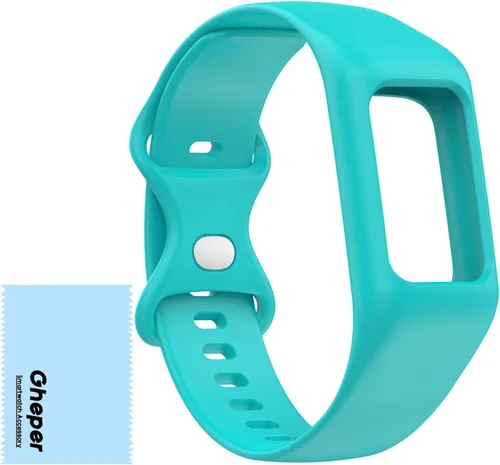 Vista 19 de Correa de reloj suave compatible con Fitbit Charge 6, Charge 5, Charge 4, Charge 3/3SE, correa de muñeca de silicona protectora todo en uno, correa