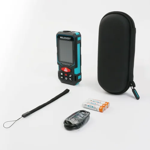 Vista 10 de Laser Measure, MiLESEEY Laser Distance Meter, Rechargeable Multifunctional Laser Measurement Tool with Pointfinder Camera,P2P Technology, Perfect