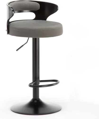 Vista 9 de Taburetes de bar altos de piel sintética mate para sala de estar, silla de bar, respaldo de muebles de cocina, taburete alto, taburete nórdico