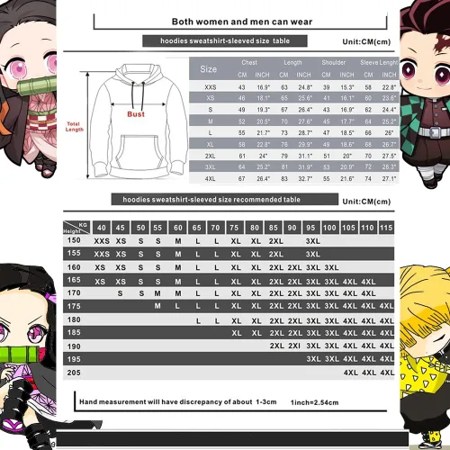 Vista 6 de Sudadera con capucha unisex Slayer con estampado 3D Kimetsu no Yaiba Anime Sudadera con capucha para hombres y mujeres