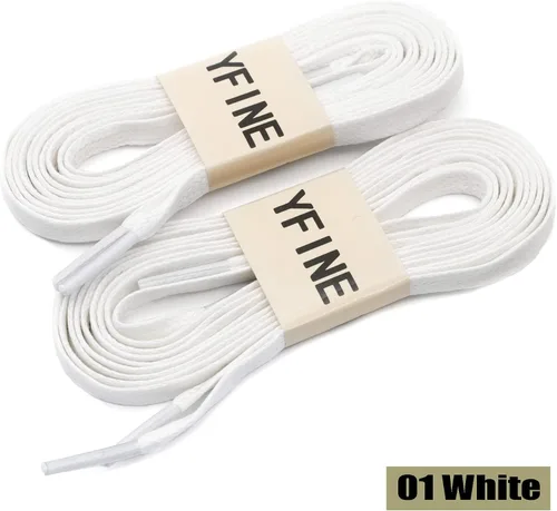 Vista 2 de Cordones planos encerados para zapatos zapatos deportivos para hombres y mujeres botas - 2 pares