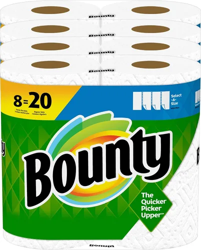 Vista 10 de Bounty Select-a-Size - Toallas de papel, color blanco, 12 rollos (paquete de 1)