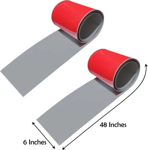Vista 4 de Rubber Bond Protectores de pared de garaje, protectores de parachoques de goma autoadhesivos fuertes de 6 x 48 pulgadas para paredes de garaje