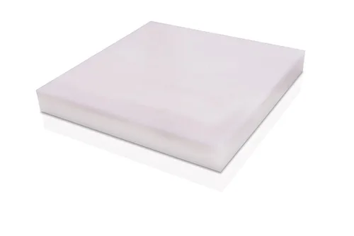 Vista 3 de Hoja de plástico de copolímero Delrin/Acetal negro 1" x 6" x 6