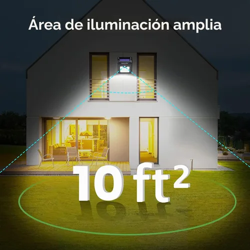 Vista 6 de Luposwiten Luces solares para exteriores, 28 LED, luces solares con sensor de movimiento con ángulo de movimiento de 125°, impermeable, IP65 28LED-4P