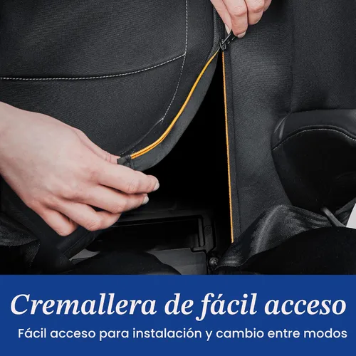 Vista 9 de Chicco MyFit Harness + Booster Car Seat, 5-Point Harness and High Back Seat Obsidiana