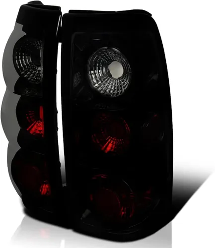 Vista 12 de Chevy Silverado 1500 2500 3500 Luces traseras., Negro