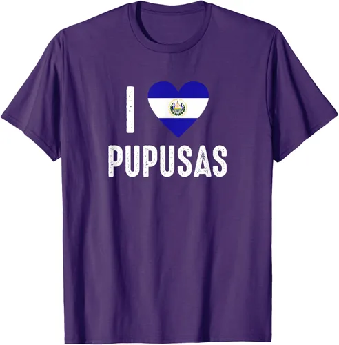 Vista 93 de Camiseta I Love Pupusa from El Salvador