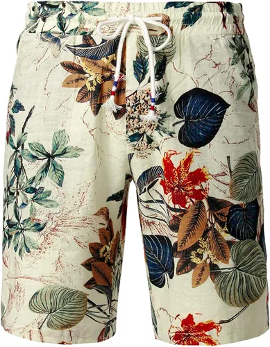 Vista 6 de Jogal - Camisa hawaiana de manga corta con botones para hombre