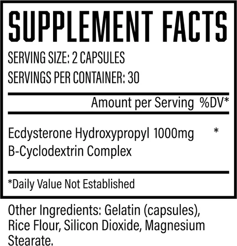 Vista 8 de Huge Supplements Pila de turkesterona y ecdysterona, construye músculo y fuerza, tecnología de absorción mejorada (60 porciones)