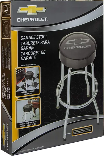 Vista 4 de Plasticolor 004790R01 Taburete de garaje negro/gris (Chevrolet)