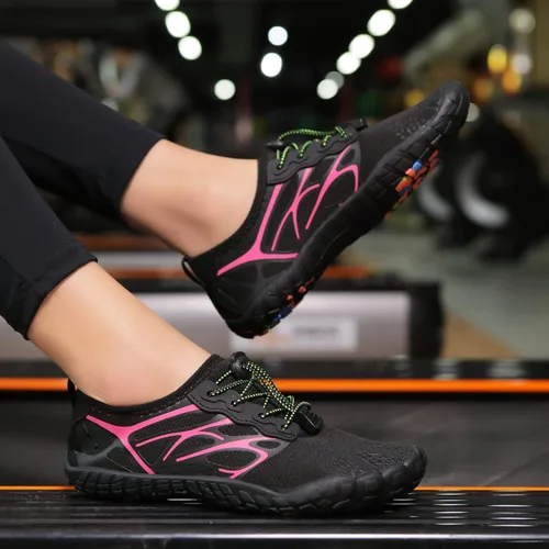 Vista 8 de ziitop Zapatos de agua para hombres y mujeres, para playa, descalzos, natación, escalada, piscina, calcetines, antideslizantes, transpirables