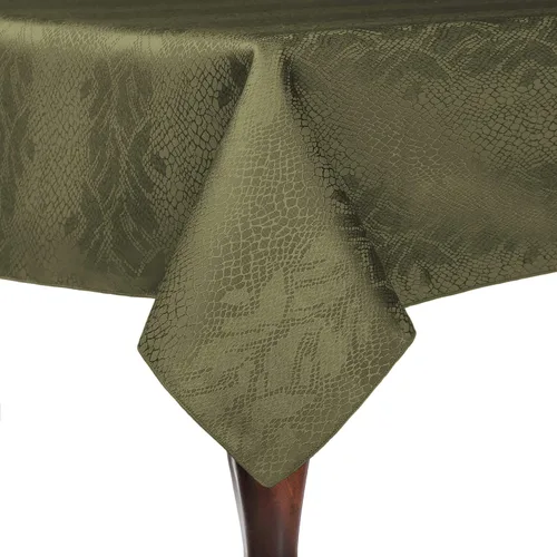 Vista 9 de ULTIMATE TEXTILE Modern Damask Kenya - Mantel rectangular (60 x 90 pulgadas), color marrón chocolate