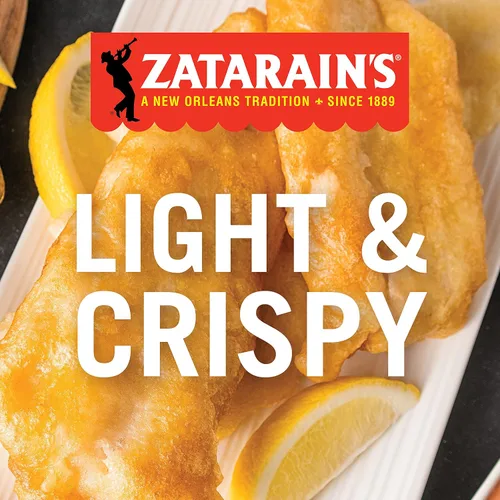 Vista 2 de Zatarain's Fish Fri, 25 libras – Una caja de 25 libras de mezcla de condimentos para patatas fritas de pescado, lo mejor para empanizar mariscos