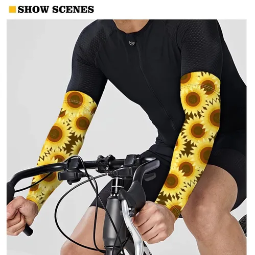 Vista 6 de FOR U DESIGNS 2 Pair Arm Sleeves for Outdoor Sports Running Cycling,Fashion Arm Sleeves for Women Compression Sleeves Sun Protection Arm Cover