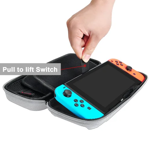 Vista 24 de daydayup Switch Carrying Case Compatible with Nintendo Switch 2, with 24 Games Cartridges Protective Hard Shell Travel Carrying Case Pouch for