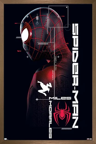 Vista 12 de Trends International Marvel's Spider-Man: Miles Morales - Póster de pared de Miles, 22.375 x 34 pulgadas, versión sin marco