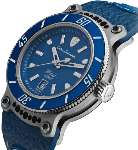Vista 2 de Tonino Lamborghini Panfilo - Reloj automático azul TLF-T03-2